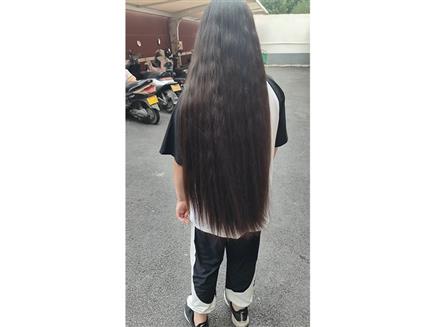 剪长头发视频（19）